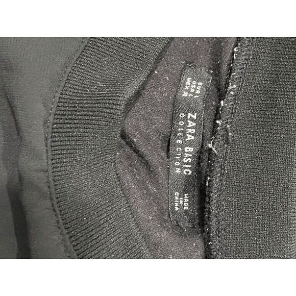 Zara Basic oversized black layered shirt - Picture 5 of 5